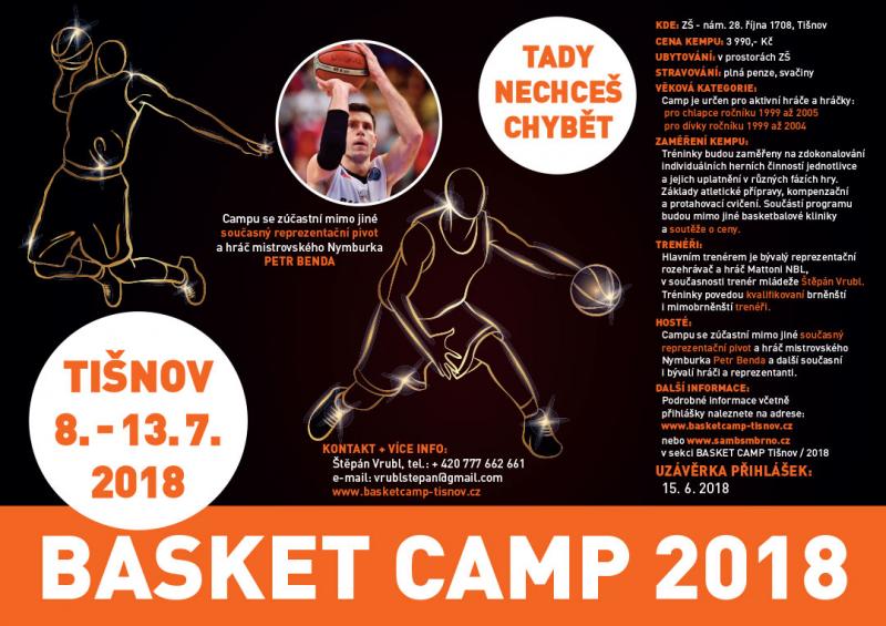 Basket Camp Tišnov 2018
